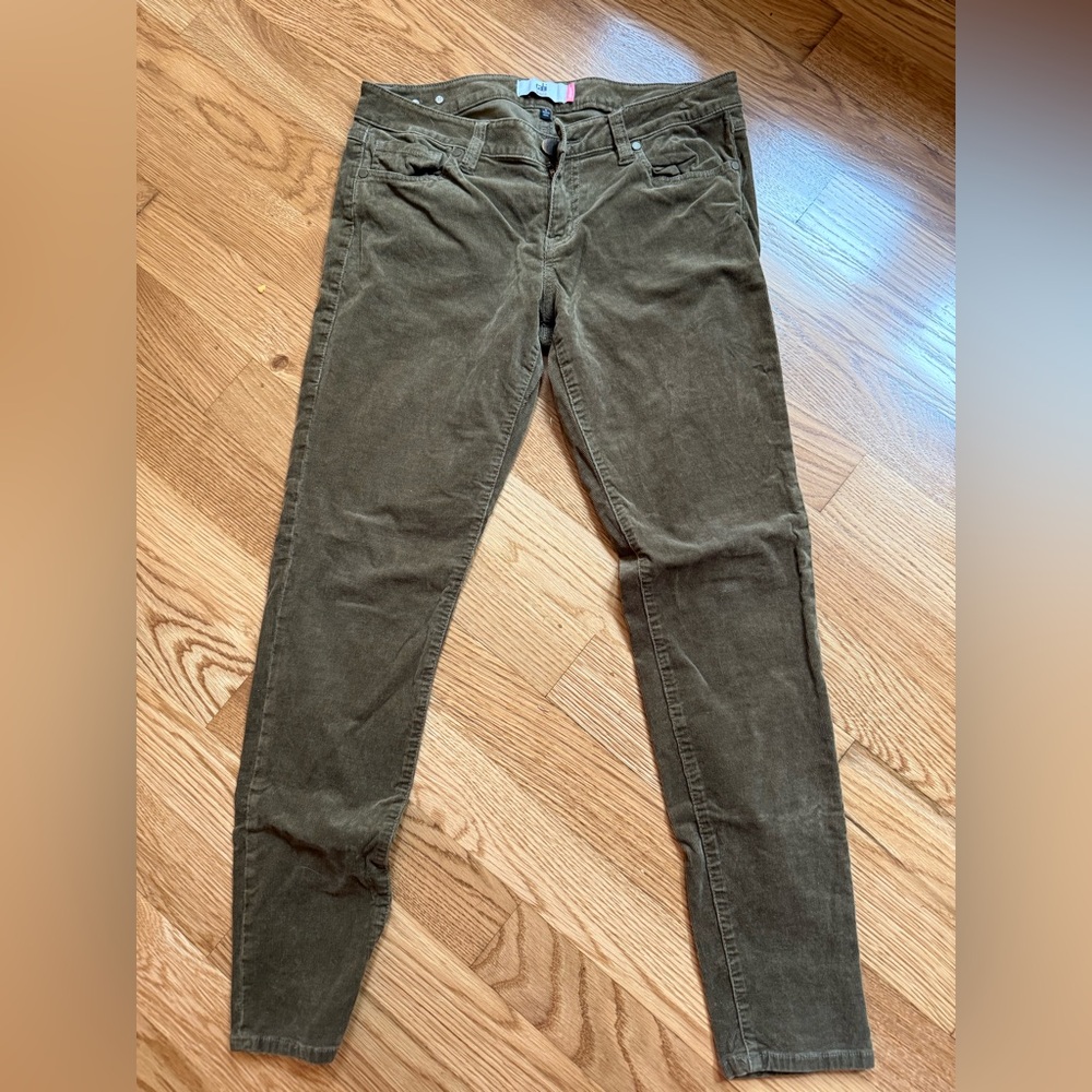 CAbi Olive Skinny Pants